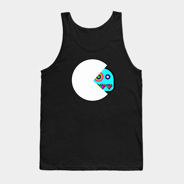 PACMAN EATS GHOST Tank Top by BITLY